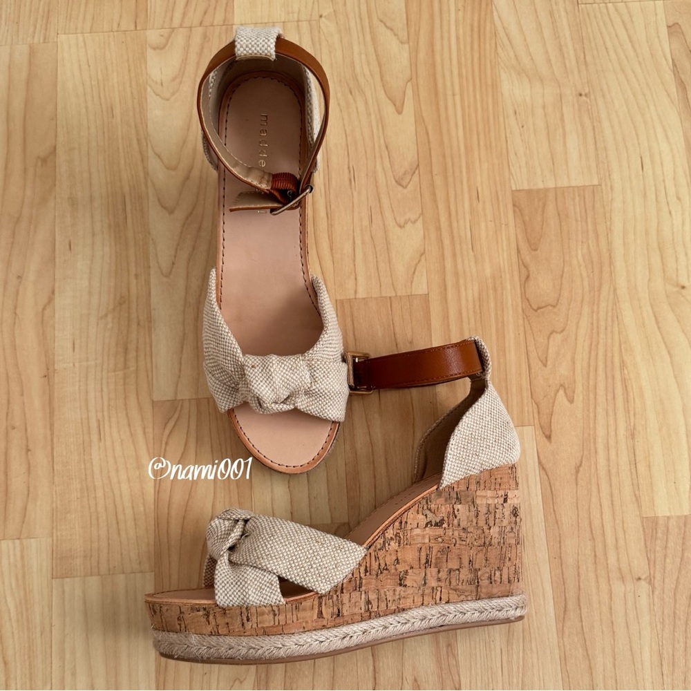Madden Girl Cork Wedges Open Toe Sandal - Picture 4 of 11